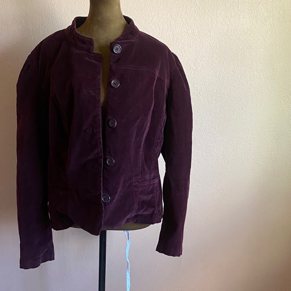 St. John's Bay Deep Purple Corduroy
Blazer - Picture 2 of 10
